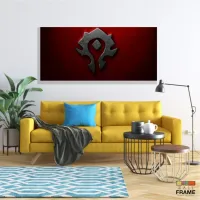 Quadro Word of Worcraft em Tecido Canvas 130x60 - Foto 7