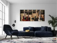 Quadros Decorativo Guitarras Fender em Tecido Canvas 130x60 - Foto 5