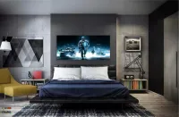 Quadros Decorativos Battlefield em Tecido Canvas 130x60 - Foto 4