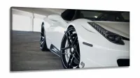 Quadros Decorativos Carros Ferrari B em Tecido Canvas 130x60