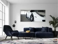 Quadros Decorativos Carros Ferrari B em Tecido Canvas 130x60 - Foto 5
