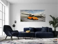 Quadros Decorativos Carros Porsche em Tecido Canvas 130x60 - Foto 5