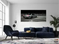 Quadros Decorativos Carros Skyline em Tecido Canvas 130x60 - Foto 5