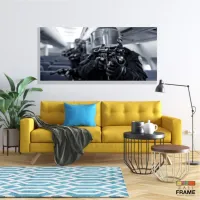 Quadros Decorativos Counter Strike Go 120x60 em Tecido Canvas 130x60 - Foto 7