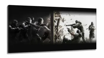 Quadros Decorativos Counter Strikeem Tecido Canvas 130x60