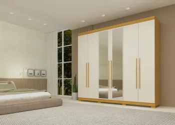 Guarda roupa Núbia ACP 6 Portas 100% MDF  - Foto 2