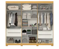 Guarda roupa Núbia ACP 6 Portas 100% MDF  - Foto 3
