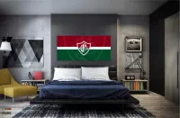 Quadros Decorativos Fluminense em Tecido Canvas 130x60 - Foto 4