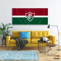 Quadros Decorativos Fluminense em Tecido Canvas 130x60 - Foto 7