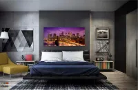 Quadros Decorativos Nova York em Tecido Canvas 130x60 - Foto 4