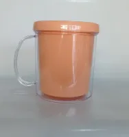 CANECA FOTO ACRÍLICA ROSQUEÁVEL 380ML - CORES CLARAS  - Foto 4