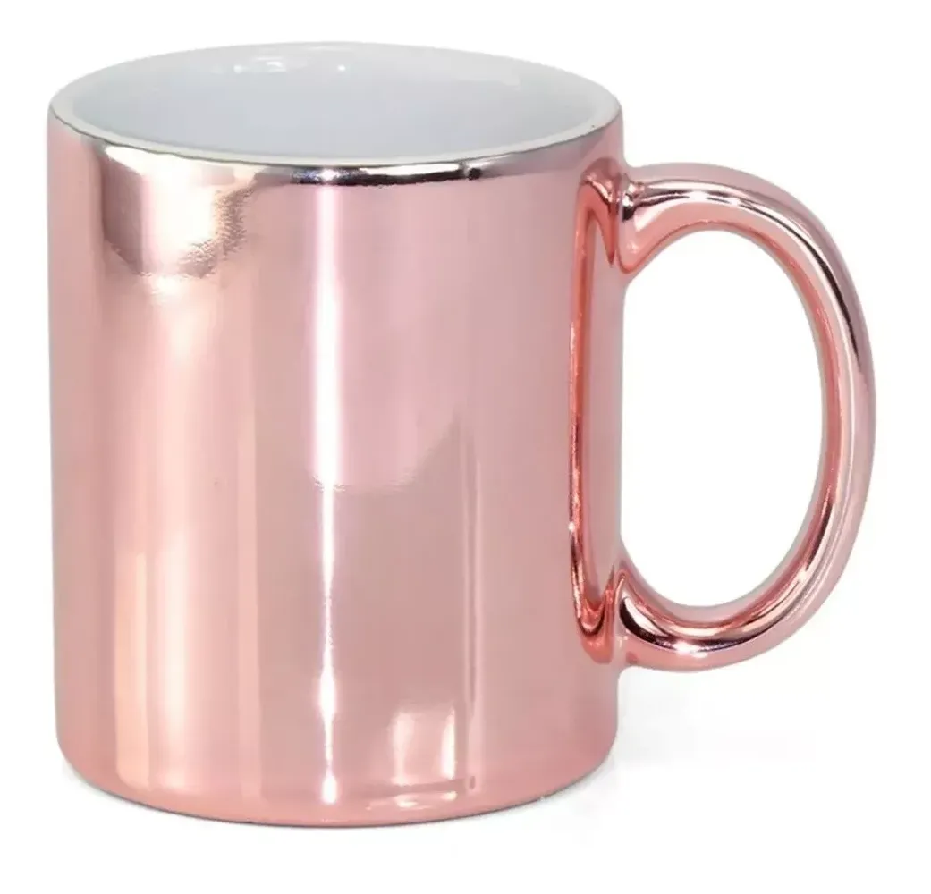   CANECA ROSE  IMPORTADA DE CERAMICA PARA SUBLIMAÇÃO 325 ML