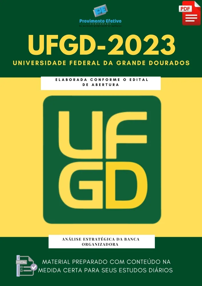 Apostila UFGD Concurso 2023 Imagem