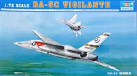 Miniatura Avião RA-5C Vigilante Kit Trumpeter 1/72 Plastimodelismo 01616