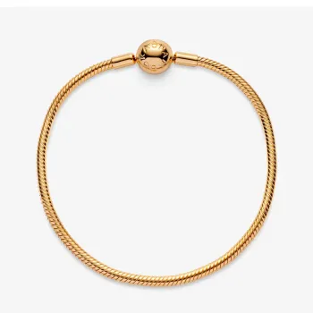 Bracelete moments gold fecho bola – Inspiração Pandora