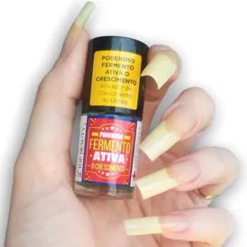 TOP BEAUTY - S.O.S Unhas - Base Ativa o Crescimento com Cálcio 12 Free - Poderoso Fermento  - 7ml