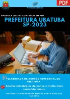 Apostila Prefeitura Ubatuba SP Agente Administrativo 2023