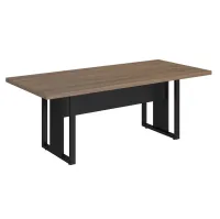 Mesa de Reunião Retangular 2000 com Tampo 40mm e Pé Quadro Start - Foto 2