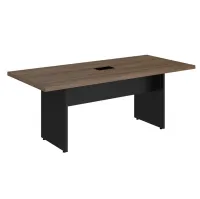 Mesa de Reunião Retangular 2000 com Tampo 40mm e Caixa para Tomadas Start - Foto 3