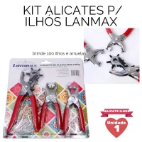 Kit de Alicates para Furar e Pregar Ilhós e Botões. - Foto 4