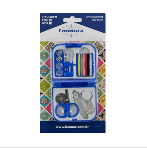 Mini Kit De Costura Para Viagem 