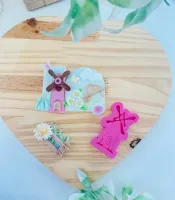 Molde de Silicone Moinho Celeiro da Fazendinha 
