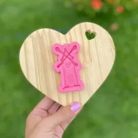 Molde de Silicone Moinho Celeiro da Fazendinha  - Foto 2
