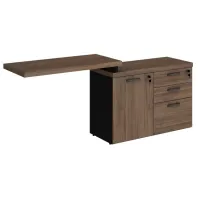 Armário Baixo Misto Dinâmico Extensivel com Tampo 40mm com Porta e Gavetas Start  - Foto 5