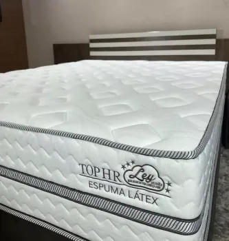 Conjunto Box Casal TOP HR marrom com SISTEMA BLIND28 Molas Ensacadas Individuais - Foto 2