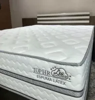 Conjunto Box Casal TOP HR marrom com SISTEMA BLIND28 Molas Ensacadas Individuais - Foto 2