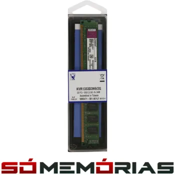 Memória RAM para PC Kingston 2GB DDR3 1333MHZ - KVR1333D3N9/2G