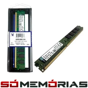 Memória RAM  para PC DDR3 4GB 1600MHz - KVR16N11/4