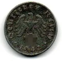 Alemanha - 2° Guerra - 1942J - 1 Reichspfennig
