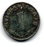 Alemanha - 2° Guerra - 1942J - 1 Reichspfennig - Foto 2