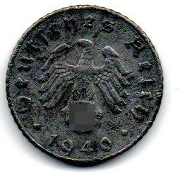 Alemanha - 2° Guerra - 1940B - 5 Reichspfennig