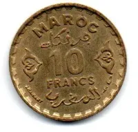 Marrocos - 1952 - 10 Francs