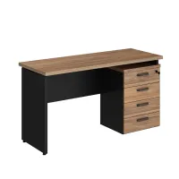 Mesa 1350 Reta Dinâmica e Extensivel Tampo 30mm com Gaveteiro 4 Gavetas Yaris  - Foto 2