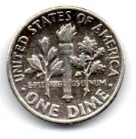 Estados Unidos - 1954 - 10 Cents - Prata .900 - Aprox 2,5g - 17,9mm - Foto 2