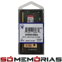 Memória RAM para Notebook DDR4 8GB 2666MHz Kingston - KVR26S19S8/8