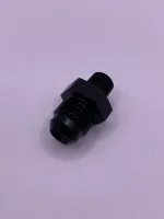 Niple Adaptador Macho 1/8” x Macho Cônico 6 AN  Preto