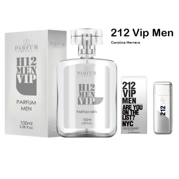 212 Vip Men - H12 Men Vip Parfum Brasil 100l