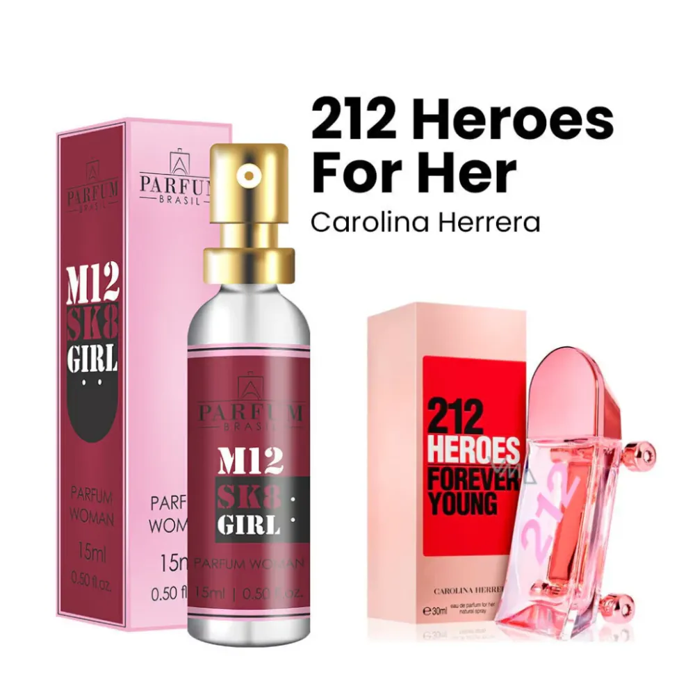 212 Heroes For Her - M12 Sk8 Girl Parfum Brasil 15ML Imagem