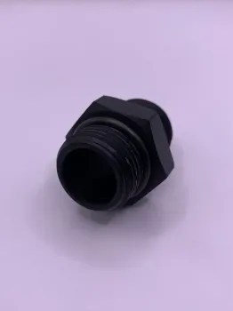 Nilple 6AN x AN8 com Oring Preto