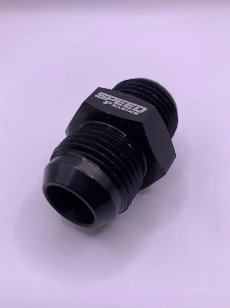 Niple 12AN x 12AN com Oring Preto