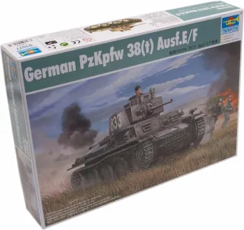 Tanque German panzer PzKpfw. 38(t) Ausf. E/F Kit Trumpeter - Foto 2
