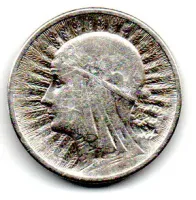 Polônia - 1933 - 2 Zlote - Prata .750 - Aprox. 4,4g - 22mm - Foto 2