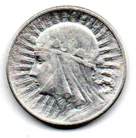 Polônia - 1934 - 2 Zlote - Prata .750 - Aprox. 4,4g - 22mm - Foto 2