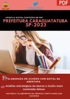Apostila Pref Caraguatatuba SP Educador Social 2023