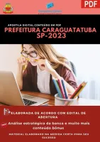 Apostila Pref Caraguatatuba SP Técnico Laboratório 2023