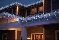 Pisca 100 Led Sequencial 8 Funções BRANCO MORNO